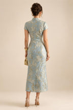 Lace Floral Sheath/Column Scoop Neck Floor-Length Mother of the Bride & Groom Dresses for Women (SHI22501493)
