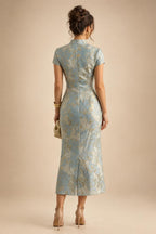 A-Line/Princess V-Neck Floor-Length Mother of the Bride & Groom Dresses with Ruffles & Ruched Waist (SHI22501284)