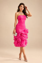 Sleeveless Lace Appliques Mother of the Bride Dresses with 3D Flower (SHI22500545)
