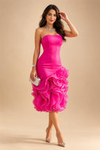 A-Line Floor-Length Chiffon Cape Sleeves Mother of the Bride & Groom Dresses with Tiered Ruffles (SHI22500723)