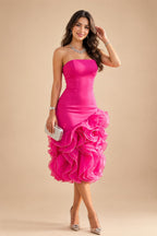 A-Line/Princess Mini Sparkly Sequin Tiered Homecoming Dresses with Spaghetti Straps (SHI22370561)