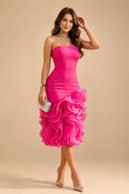 Sheath/Column Floral Lace Mother of the Bride & Groom Dresses with Rhinestones (SHI22500658)