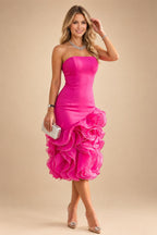 Satin Bodycon Spaghetti Straps Short Homecoming Dresses with Ruched Bodice (SHI22370321)