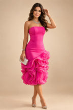 Sequin Floral A-Line/Princess V-Neck Floor-Length Mother of the Bride & Groom Dresses with 3D Flowers & Pleats (SHI22501350)
