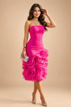 Jacquard Sheath/Column V-Neck Floor-Length Mother of the Bride & Groom Dresses with Ruched Waist (SHI22501057)