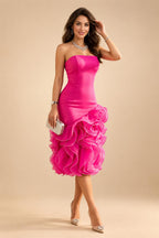 Sheath Satin 3/4 Sleeves Maxi Mother of the Bride & Groom Dresses with Chiffon Cape (SHI22500709)