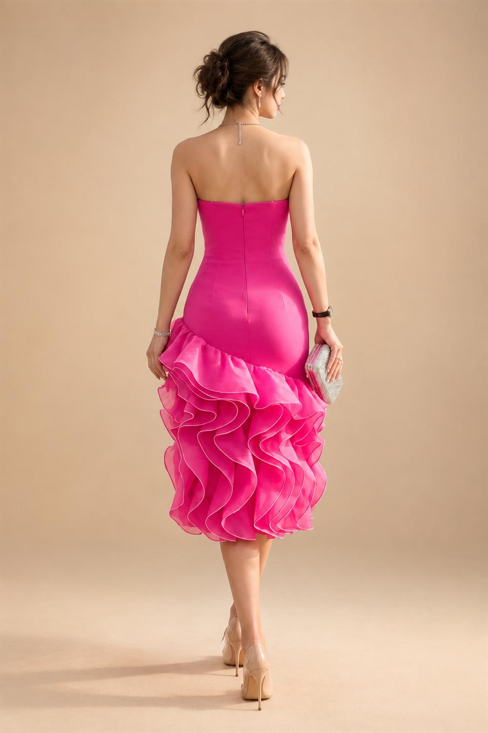 A-Line/Princess Sweetheart Chiffon Maxi Mother of the Bride & Groom Dresses with Lace Appliques & Sweep Train (SHI22501652)