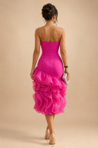 Chiffon A-Line/Princess Spaghetti Straps Mini Homecoming Dresses with Ruffles (SHI22370482)