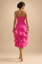 A-Line Floral Jacquard Floor-Length Mother of the Bride & Groom Dresses with V-Neck, Cap Sleeves (SHI22500480)