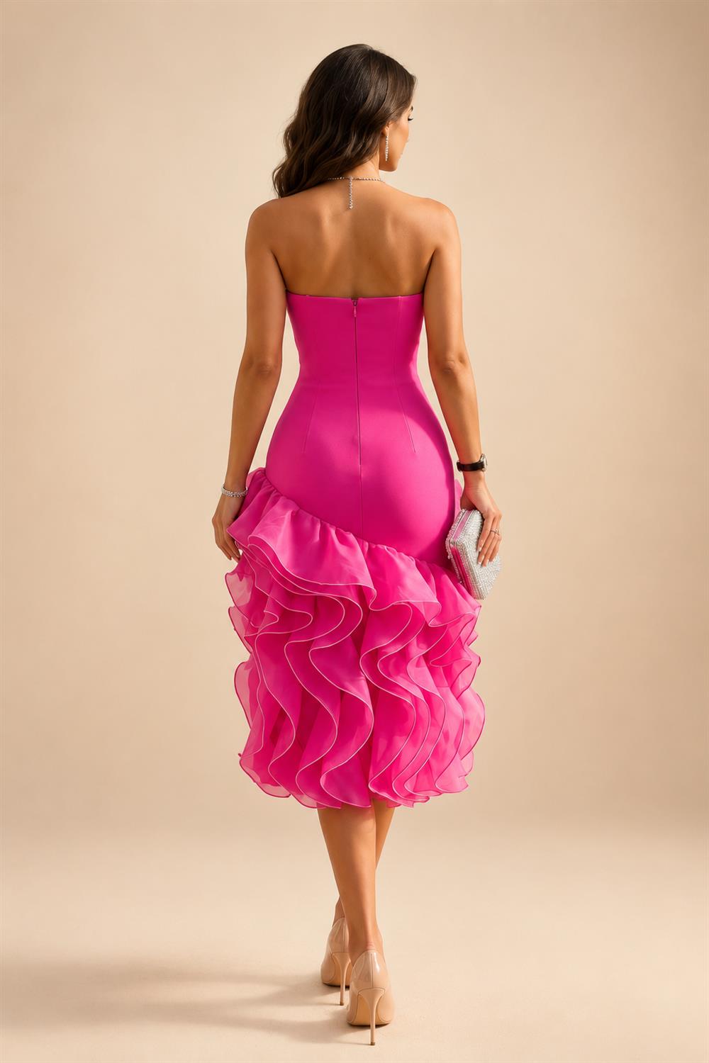 A-Line/Princess Scoop Neck Chiffon Floor-Length Mother of the Bride & Groom Dresses with Lace Appliques & Pleats (SHI22501666)
