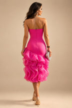 Satin Bodycon Spaghetti Straps Short Homecoming Dresses with Ruched Bodice (SHI22370321)