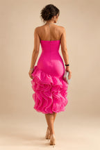Jumpsuit V Neck Half Sleeve Long Sparkling Mother of the Bride Dresses with Belt (SHI22500201)