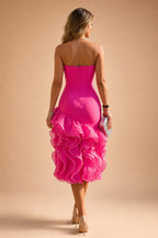 Jacquard A Line V Neck Ruffles Corset Mother of the Bride & Groom Dresses (SHI22500967)
