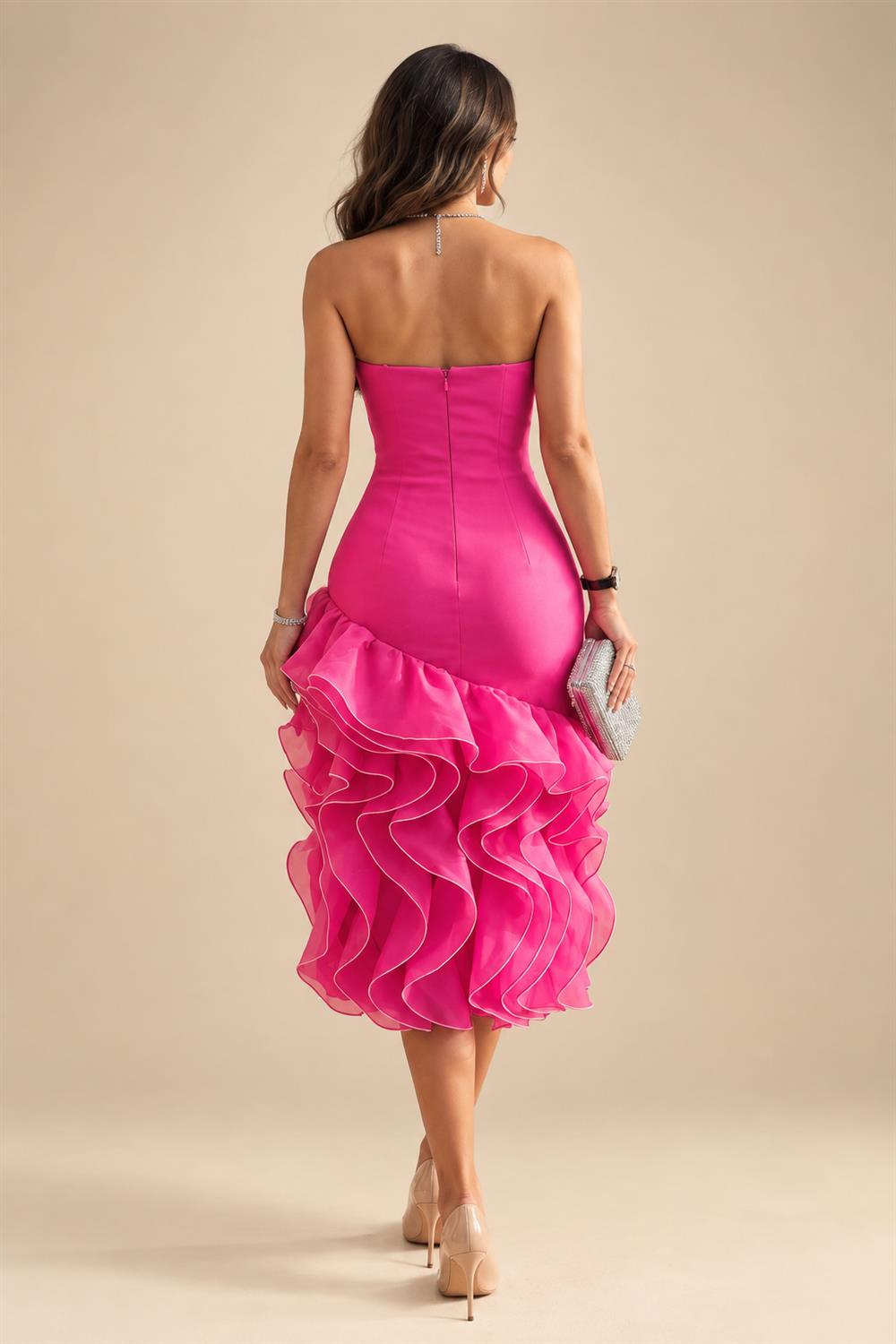 Jacquard Sheath Off the Shoulder Ruched Corset Mother of the Bride & Groom Dresses (SHI22500958)