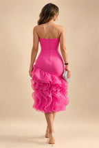 Jacquard A-Line/Princess V-Neck Floor-Length Mother of the Bride & Groom Dresses with Ruched Waist (SHI22501061)