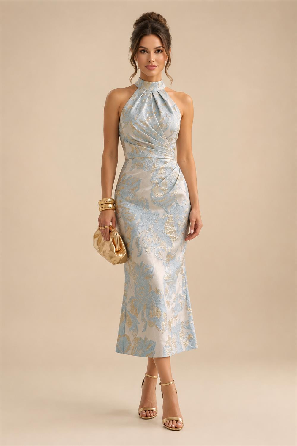 A-Line Pleated Chiffon One Shoulder Floor-Length Mother of the Bride & Groom Dresses (SHI22500625)