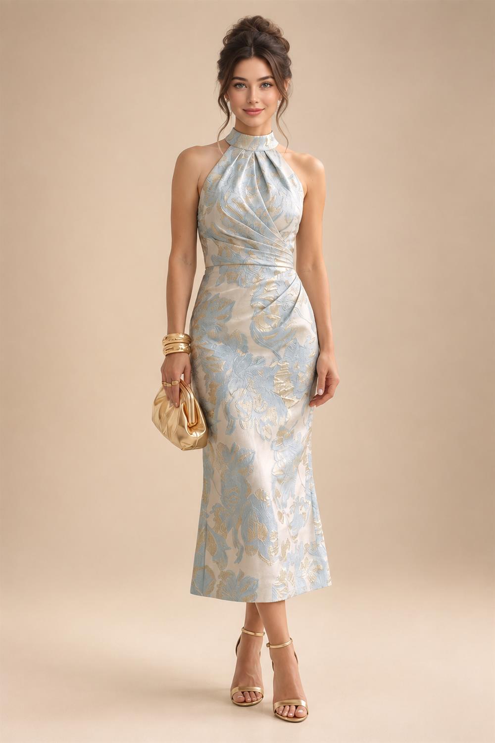 Sheath/Column Scoop Neck Velvet Floor-Length Mother of the Bride & Groom Dresses with Ruched Waist & Pockets (SHI22501602)