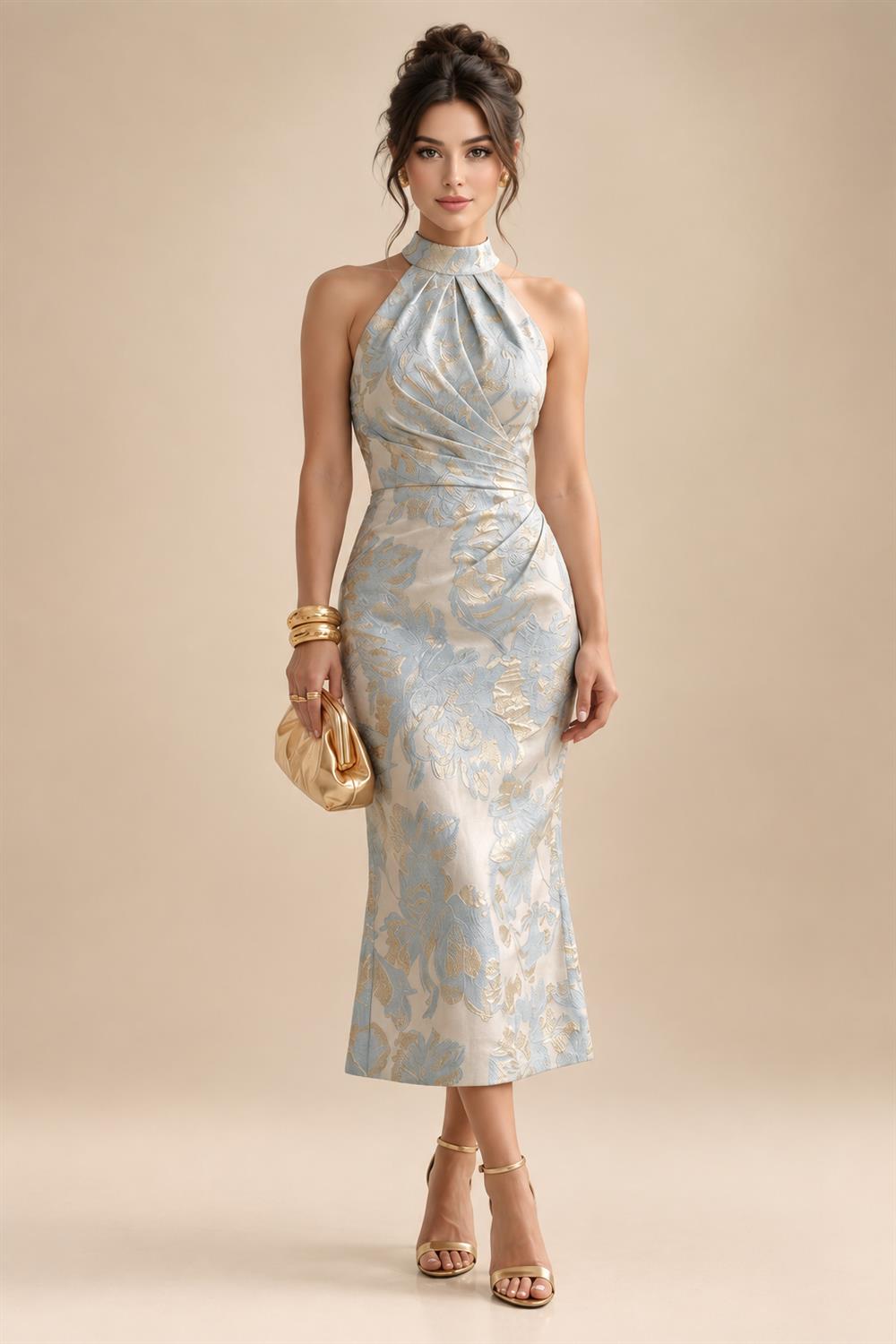 Chiffon A-Line/Princess One Shoulder Floor-Length Mother of the Bride & Groom Dresses with Ruffles & Ruched Waist (SHI22501248)