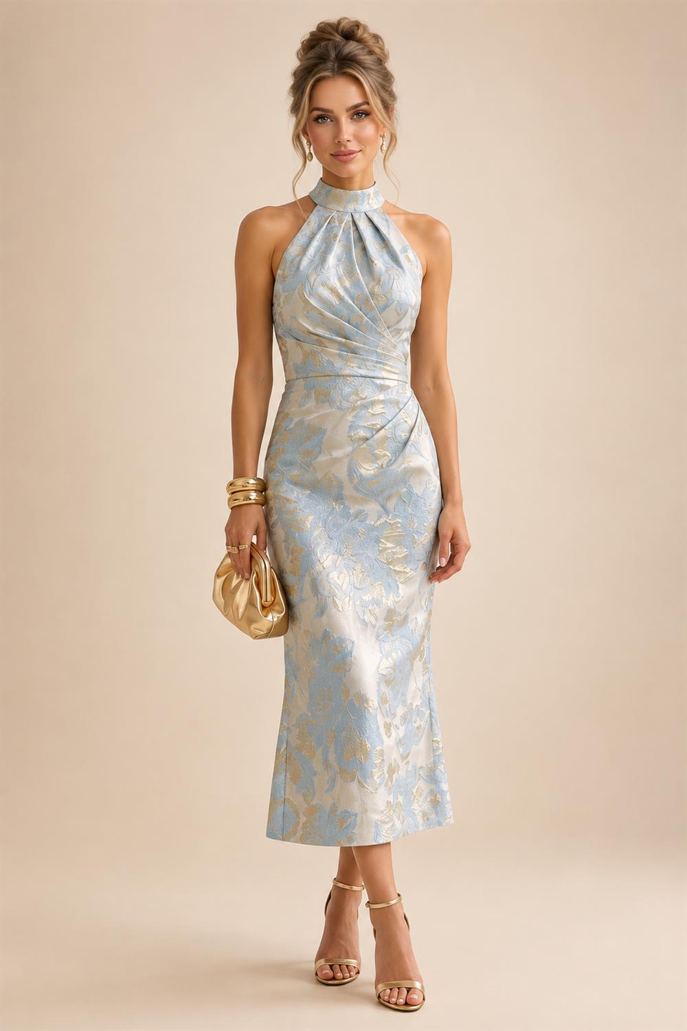 A-Line Metallic Satin Off Shoulder Bow Mother of the Bride & Groom Dresses with Floral Lace Appliques, Ruched Waist & Sweep Train (SHI22500425)