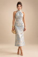 Scoop Neck Floral Print Mermaid Mother of the Bride Dresses (SHIR1110328)