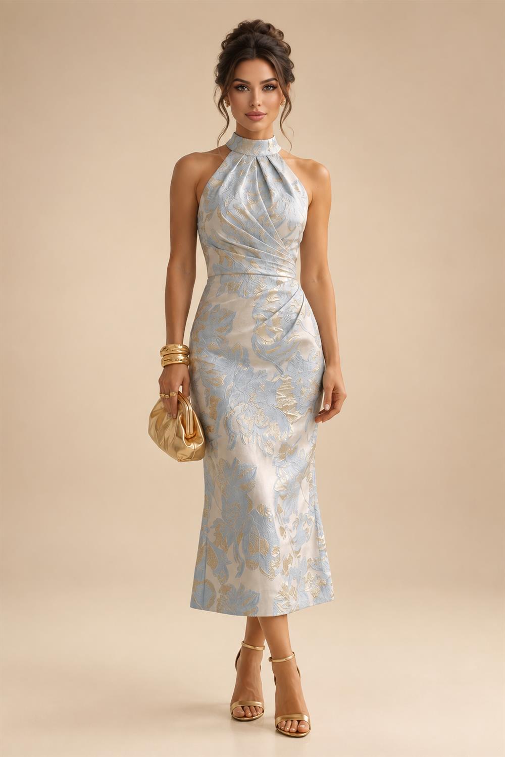 Sheath Silk Off Shoulder Ruched Maxi Mother of the Bride & Groom Dresses (SHI22500808)