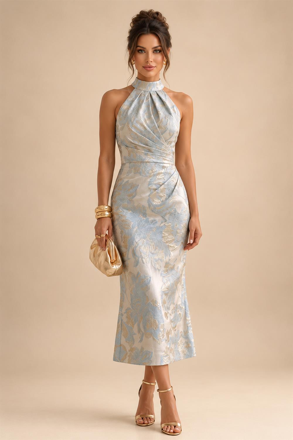 A-Line/Princess Off Shoulder Chiffon Floor-Length Mother of the Bride & Groom Dresses with Lace Appliques & Pleats (SHI22501566)
