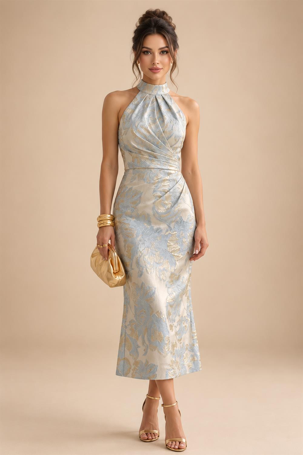 Sequin Bodycon Spaghetti Straps Short Homecoming Dresses with Ruched Bodice (SHI22370098)