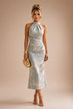A-Line/Princess Sweetheart Chiffon Maxi Mother of the Bride & Groom Dresses with Lace Appliques & Sweep Train (SHI22501652)
