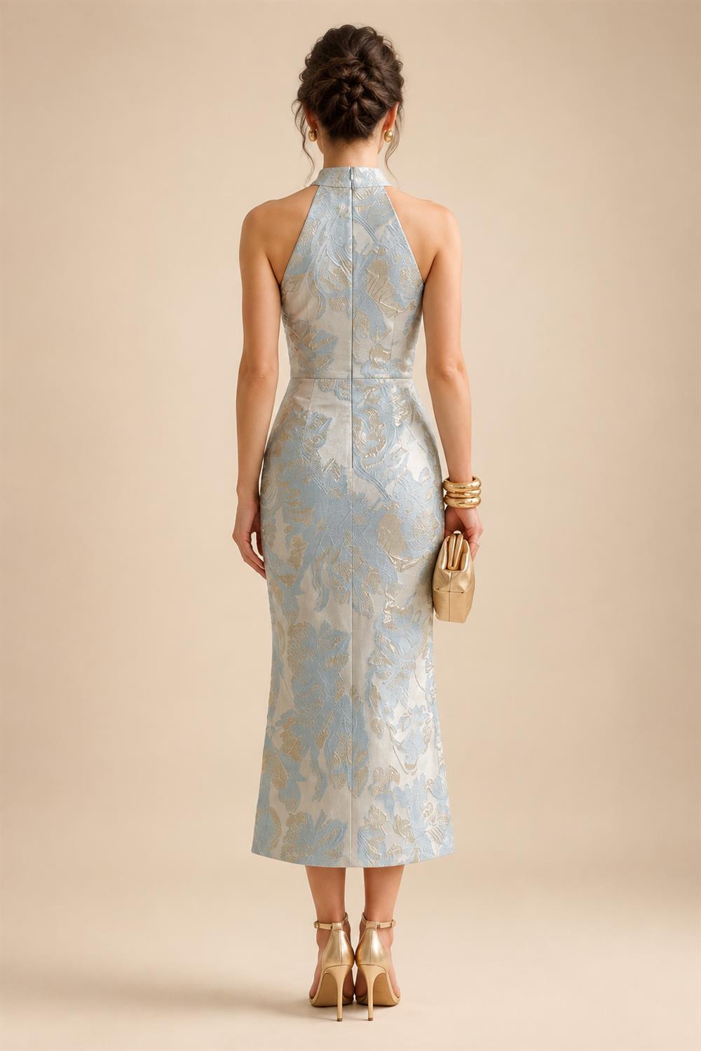 A-Line/Princess V-Neck Chiffon Floor-Length Mother of the Bride & Groom Dresses with Lace Appliques & Pleats (SHI22501670)