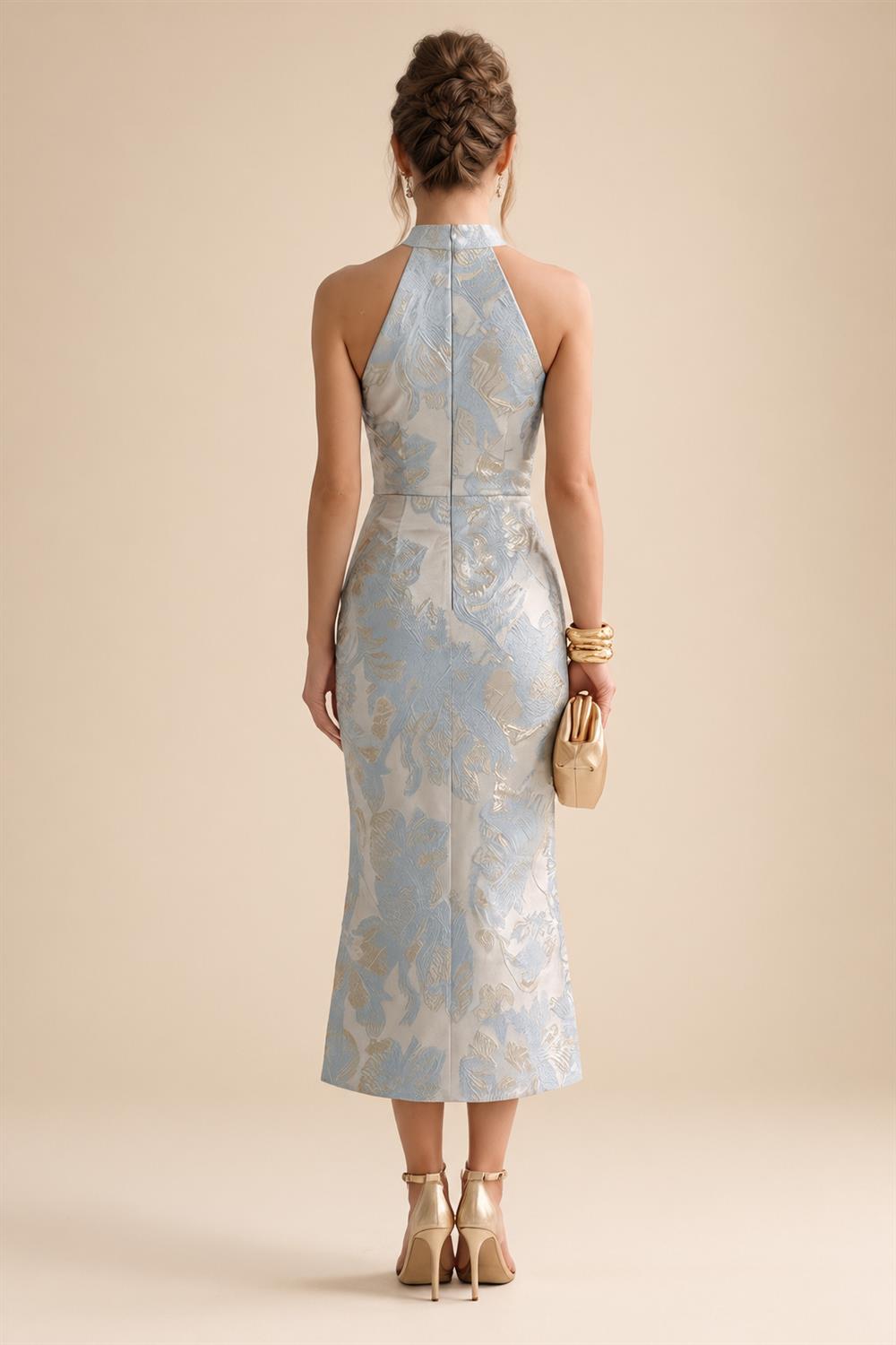 Chiffon Sheath/Column V-Neck Floor-Length Mother of the Bride & Groom Dresses with Lace Embroidery Bodice & Ruched Waist (SHI22501510)