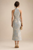 A-Line/Princess Off Shoulder Satin Floor-Length Mother of the Bride & Groom Dresses with 3D Flowers & Sweep Train (SHI22501552)