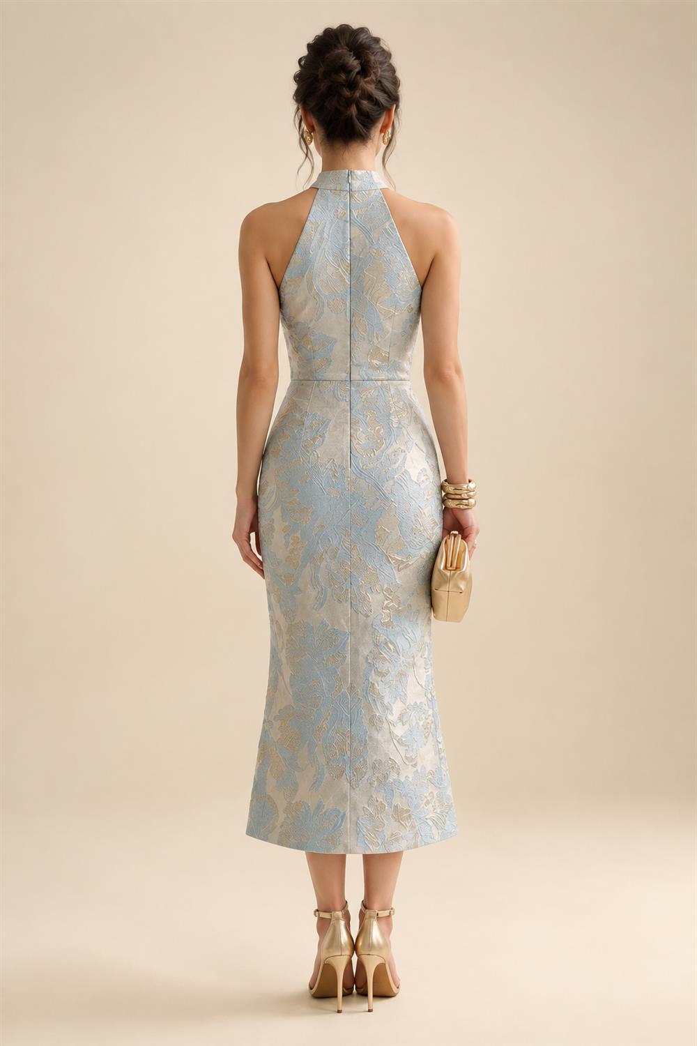 Sheath/Column Scoop Neck Velvet Floor-Length Mother of the Bride & Groom Dresses with Ruched Waist & Pockets (SHI22501602)