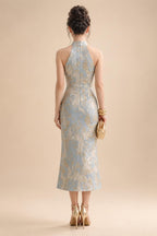 A-Line/Princess Scoop Neck Chiffon Maxi Mother of the Bride & Groom Dresses with Lace Appliques & Pleats (SHI22501638)