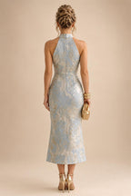 A-Line/Princess V-Neck Chiffon Floor-Length Mother of the Bride & Groom Dresses with Lace Appliques, Sequin & Ruffles (SHI22501608)