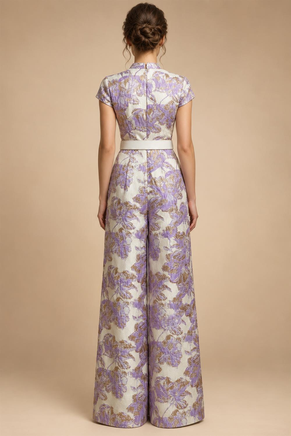 Satin Scoop Neck Mother of the Bride & Groom Dresses with 3D Flower (SHI22500338)