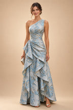 Sheath Satin Tea-Length Mother of the Bride & Groom Dresses with 3/4 Bell Sleeves & Crystal Embellished Belt (SHI22500471)