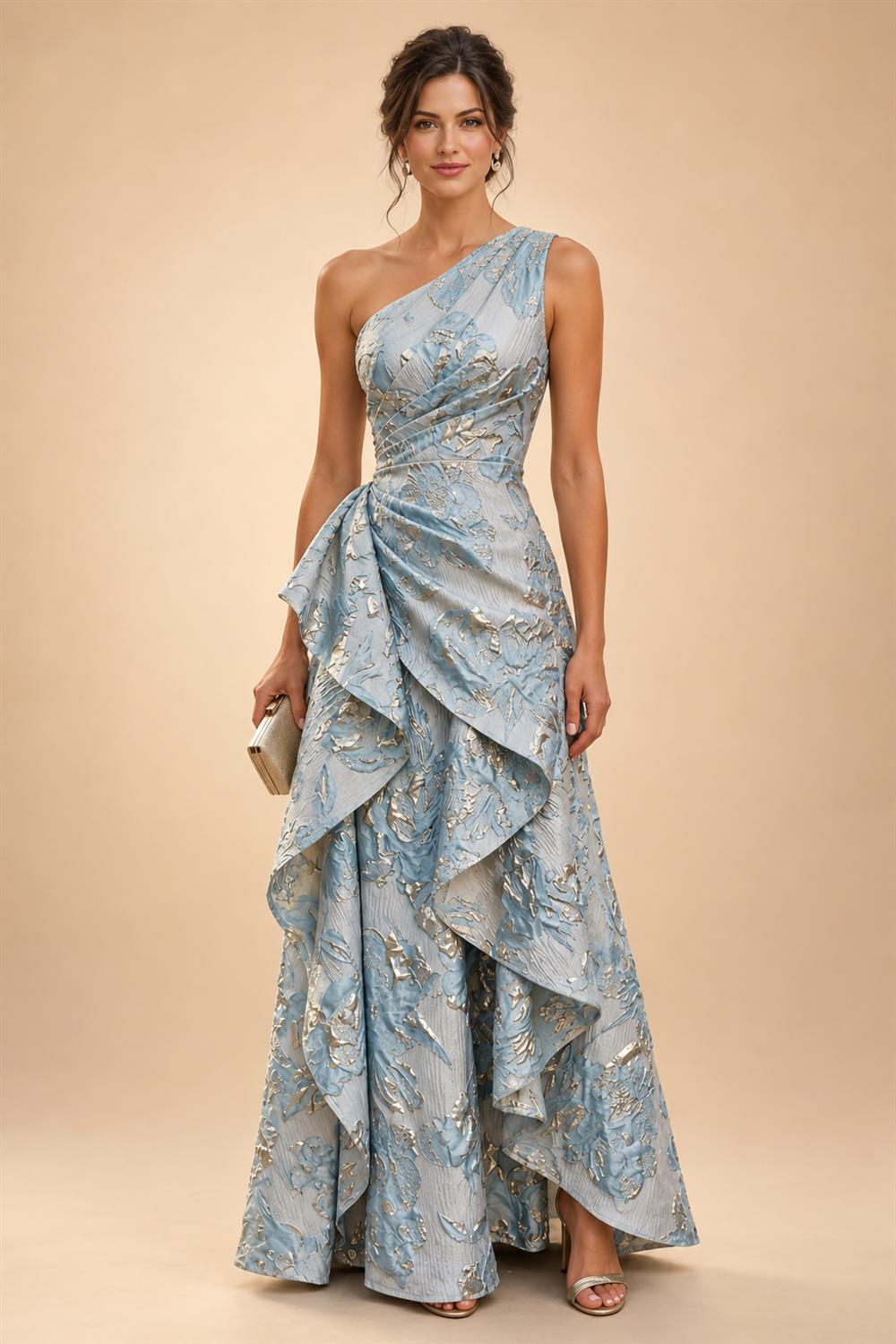 Elegant A-Line Chiffon Floor-Length Mother of the Bride & Groom Dresses with Satin Corset Bodice (SHI22500678)