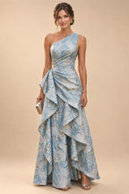 Satin Scoop Neck Mother of the Bride & Groom Dresses with 3D Flower (SHI22500338)