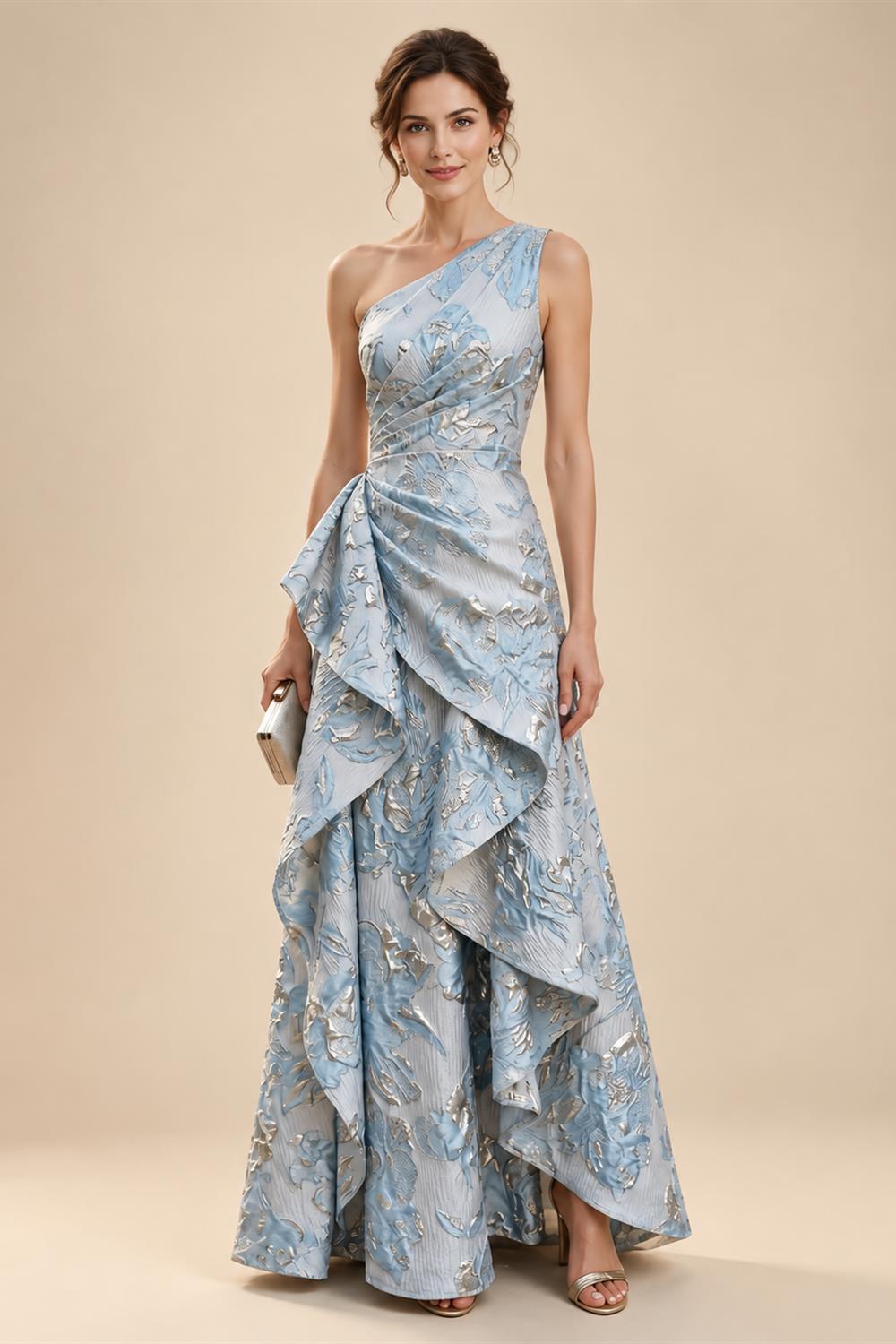 Sheath/Column Scoop Neck Chiffon Floor-Length Mother of the Bride & Groom Dresses with Lace Appliques (SHI22501639)