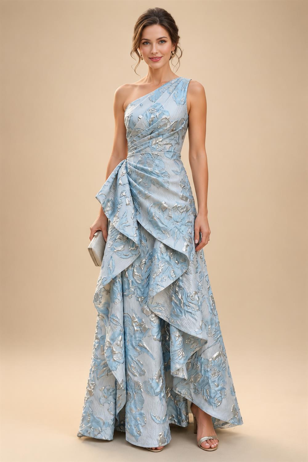Sheath/Column Floral Lace Mother of the Bride & Groom Dresses with Rhinestones (SHI22500658)
