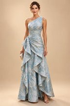 A-Line Chiffon V-Neck Short Sleeve Mother of the Bride Dresses Floor-Length with Sequin Appliques (SHI22500297)