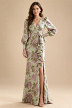 Sheath/Column Scoop Neck Velvet Maxi Mother of the Bride & Groom Dresses with Ruched Waist (SHI22501595)