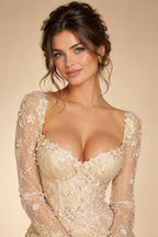 Jacquard Sheath/Column V-Neck Floor-Length Mother of the Bride & Groom Dresses with Ruched Waist (SHI22501057)