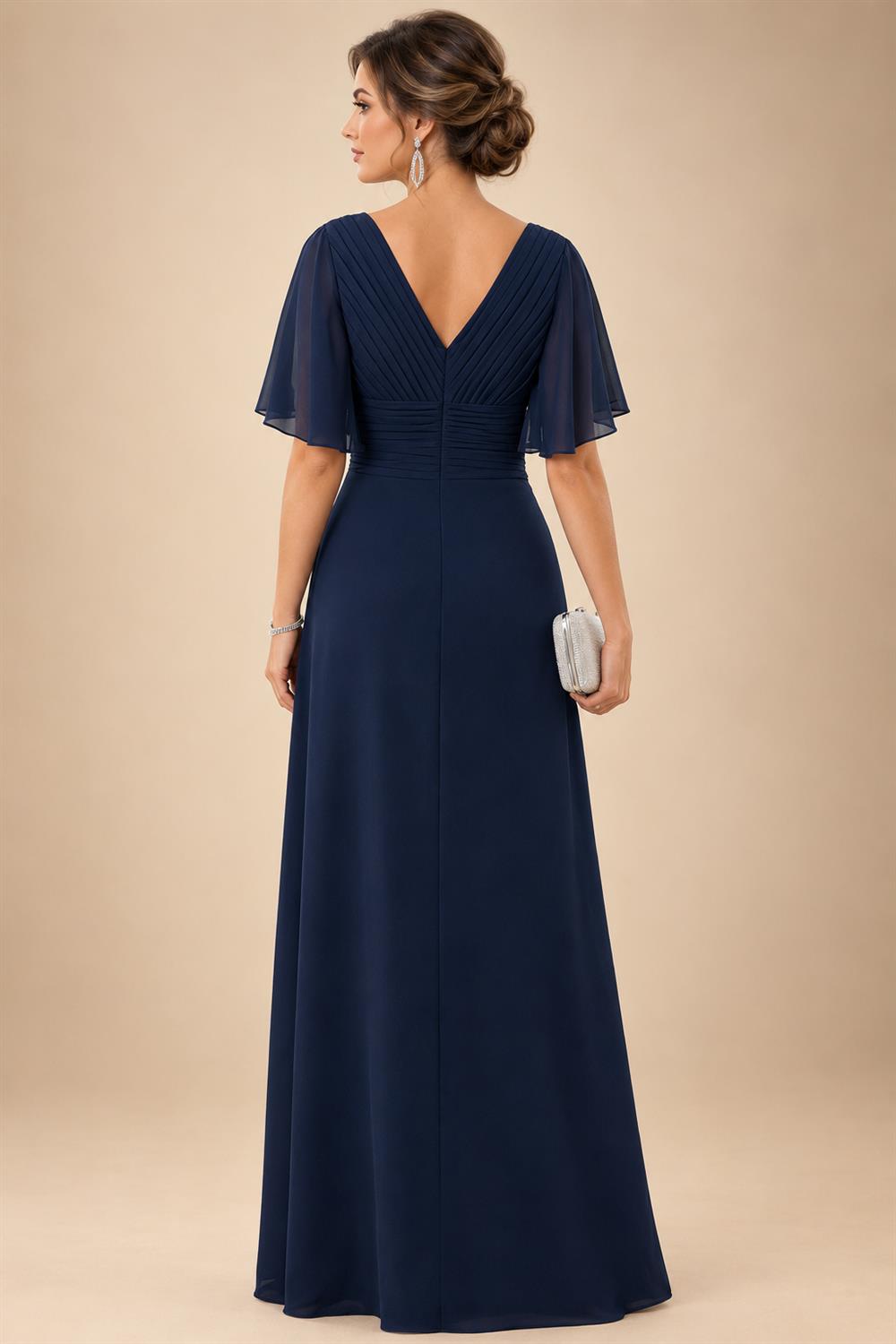 Elegant A-Line Chiffon Floor-Length Mother of the Bride & Groom Dresses with Satin Corset Bodice (SHI22500678)