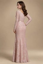 Scoop Neck Floral Print Mermaid Mother of the Bride Dresses (SHIR1110328)