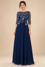 A-Line Pleated Chiffon One Shoulder Floor-Length Mother of the Bride & Groom Dresses (SHI22500625)