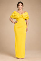 V Neck Satin Pleated Mermaid Mother of the Bride Dresses (SHIR1110589)