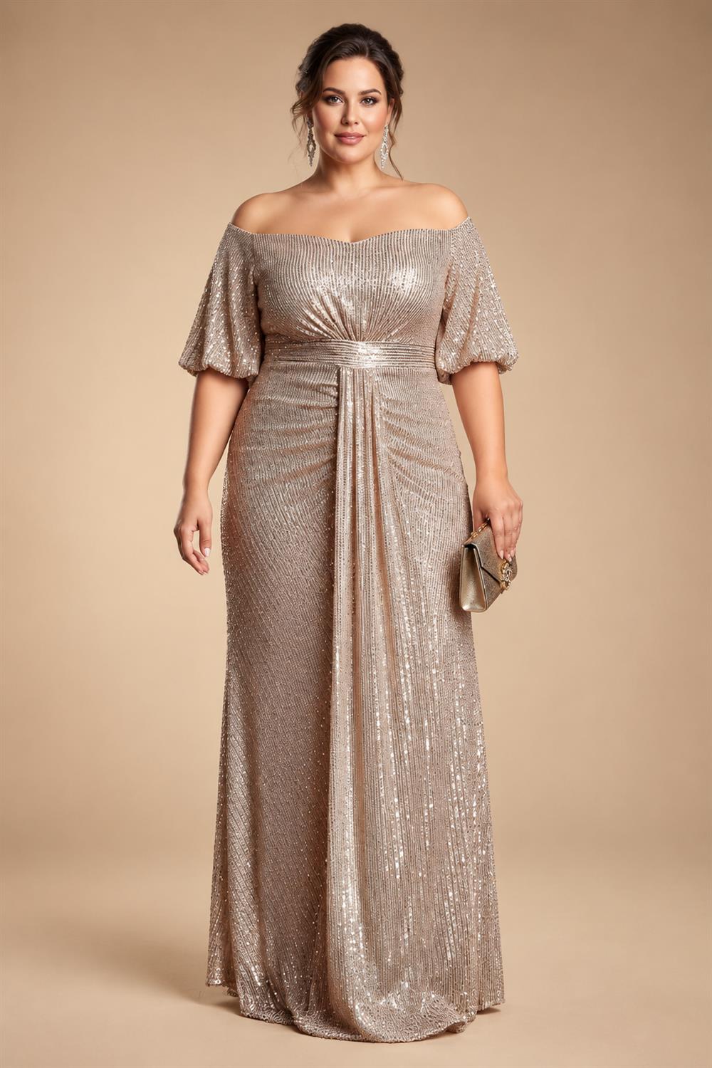 A-Line Pleated Chiffon One Shoulder Floor-Length Mother of the Bride & Groom Dresses (SHI22500625)