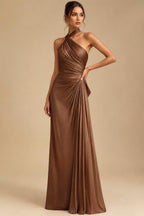 Chiffon Sheath/Column V-Neck Floor-Length Mother of the Bride & Groom Dresses with Lace Embroidery Bodice & Ruched Waist (SHI22501510)
