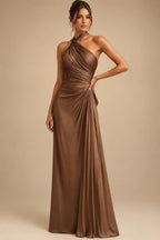 Sequin Floral A-Line/Princess V-Neck Floor-Length Mother of the Bride & Groom Dresses with 3D Flowers & Pleats (SHI22501348)